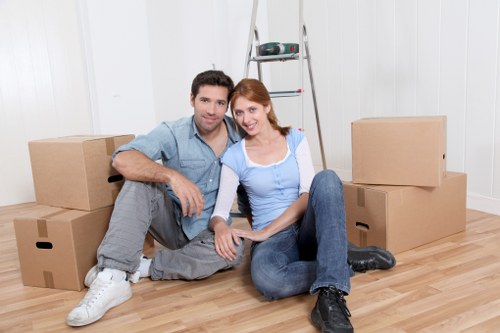 Organized storage space for household belongings in Locksbottom