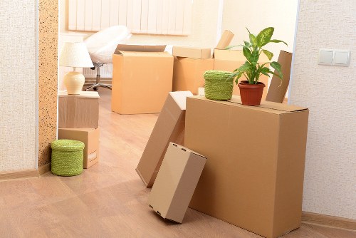 Furniture and belongings secured for transport in Locksbottom
