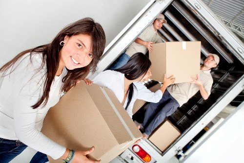 Secure moving boxes and labels for packing services in Locksbottom